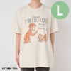 おさるのジョージ ＴシャツLサイズ グッドフレンズ ジョージ　猫