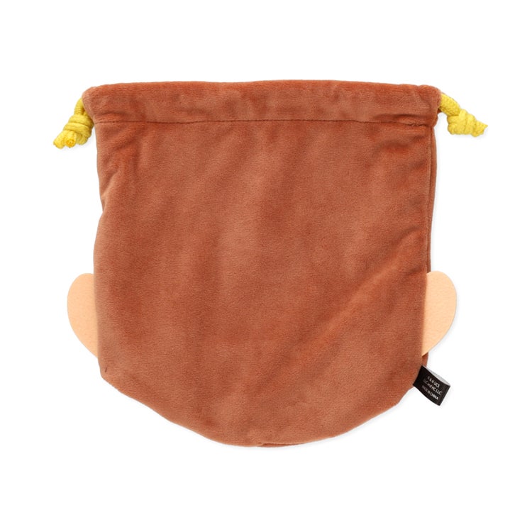 おさるのジョージ　ぬいぐるみ巾着　雑貨　ぬいぐるみ　巾着　ファッション　バッグ　動物