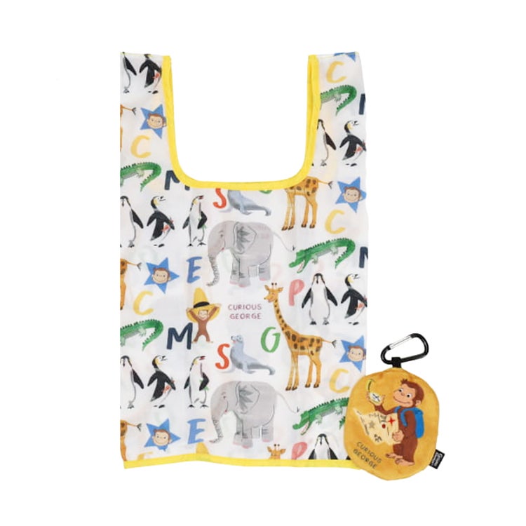 おさるのジョージ エコポシェ　エコバック　ぬいぐるみ　動物　バック　ファッション