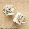 おさるのジョージ 神戸養蜂場×おさるのジョージ　マグカップ　花柄　黄色い帽子のおじさん　雑貨　食器　皿