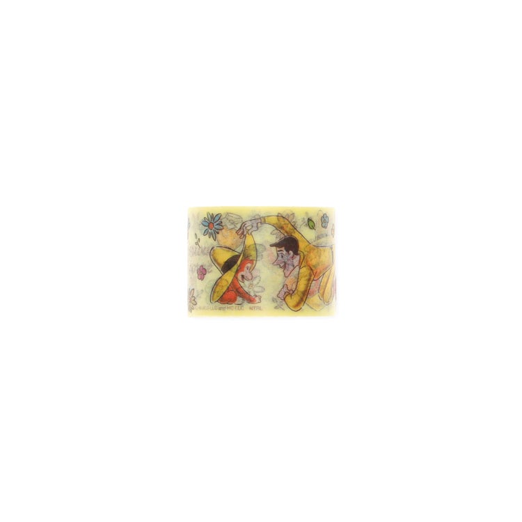 おさるのジョージ 神戸養蜂場×おさるのジョージ　マスキングテープ　シール　花柄　黄色い帽子のおじさん　雑貨