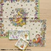 おさるのジョージ 神戸養蜂場×おさるのジョージ　大判ハンカチ　タオルハンカチ　ミニサイズ　花柄　黄色い帽子のおじさん