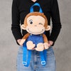 【おさるのジョージ】ぬいぐるみリュック（サロペット　プレゼント　キッズ